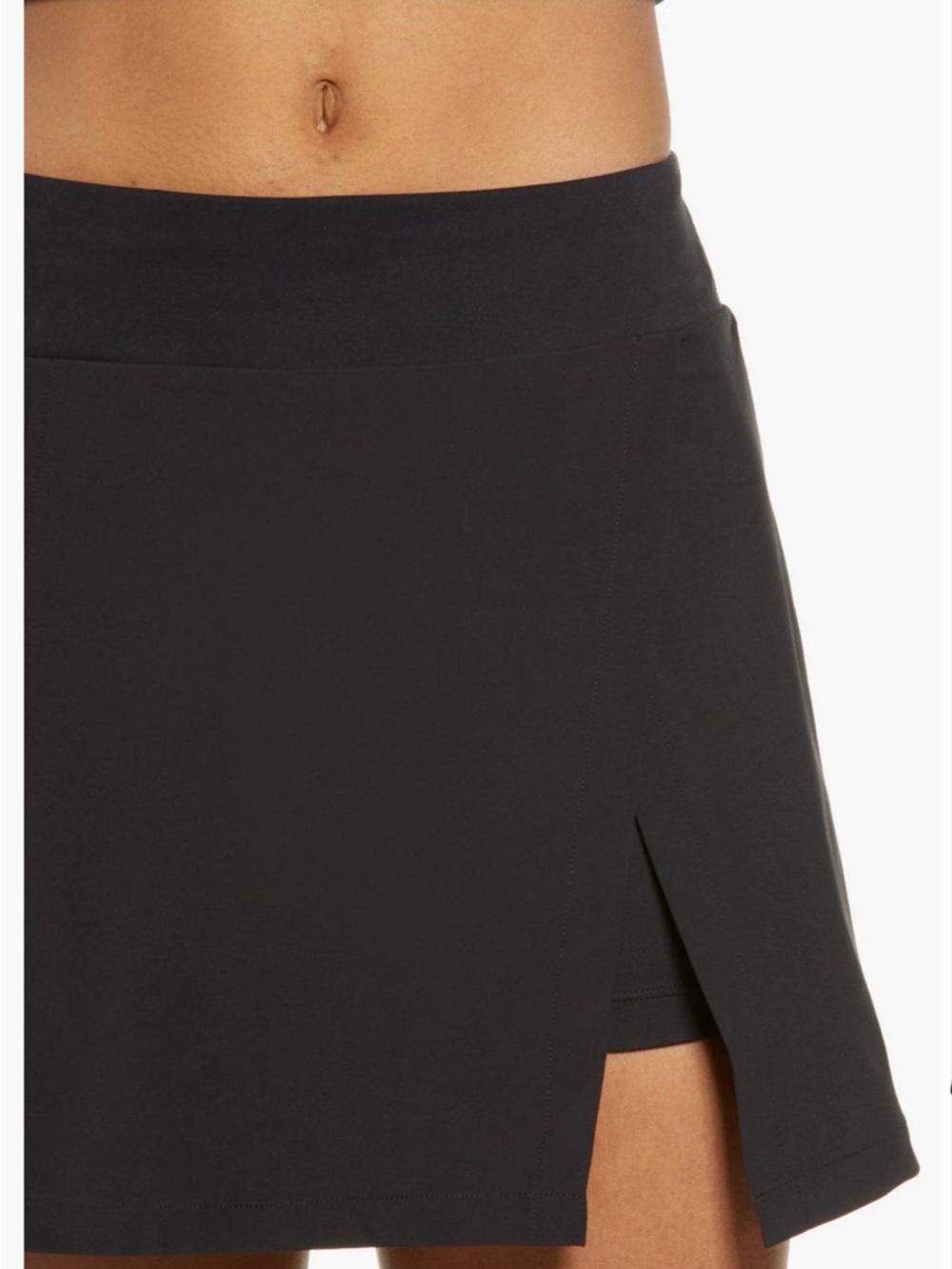 🆕 NWT Zella Black Athletic Skirt with Built-In Shorts